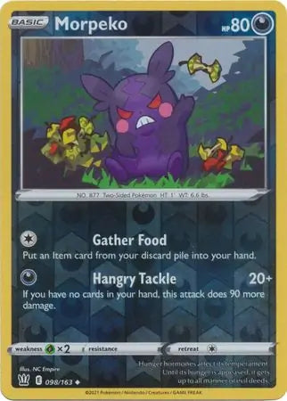 Morpeko Reverse Holo 098 - Battle Styles