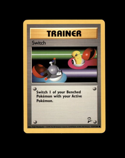*SE BILDE FOR TILSTAND* Switch #123 Pokemon Base Set 2 Pokesingles