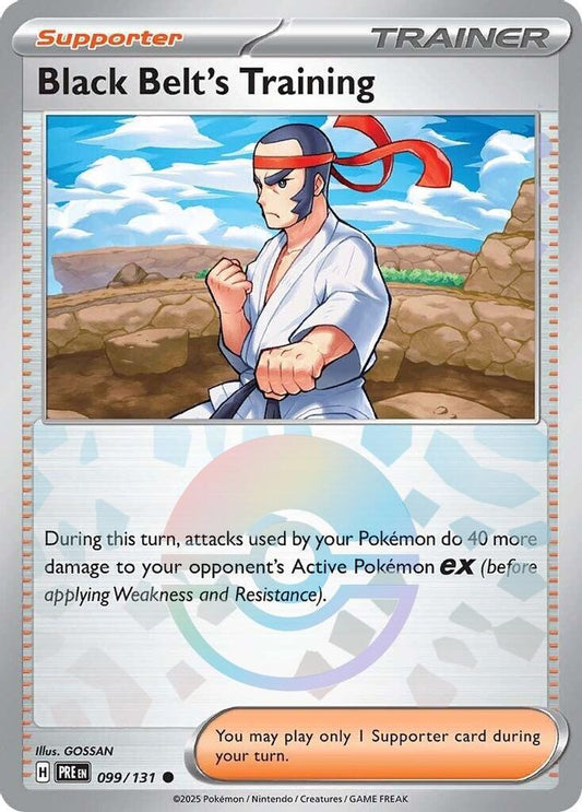 Black Belt's Training (Poke Ball Pattern) 99 - Prismatic Evolutions