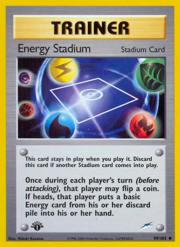 Energy Stadium 99 - Neo Destiny 1st Edition Pokesingles