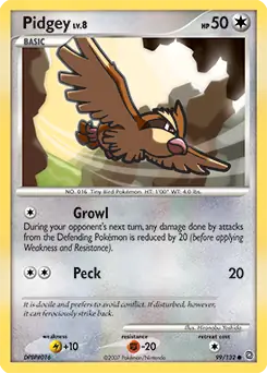 Pidgey 99 - Secret Wonders Pokesingles