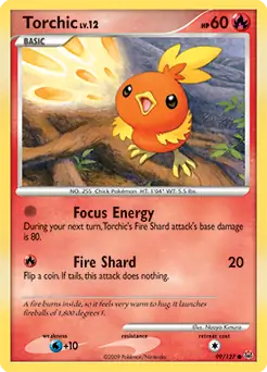 Torchic 99 - Platinum Pokesingles