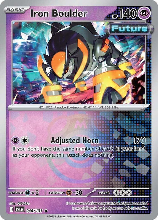 Iron Boulder (Master Ball Pattern) 46 - Prismatic Evolutions