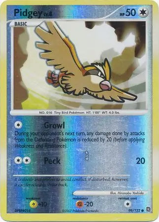 Pidgey Reverse Holo 99 - Secret Wonders Pokesingles