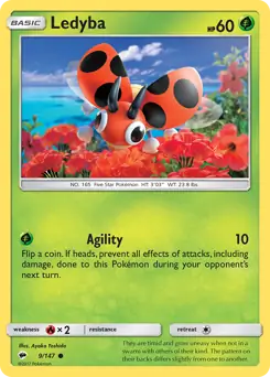 Ledyba 9 - Burning Shadows Pokesingles