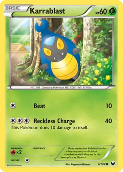 Karrablast 9 - Dark Explorers Pokesingles
