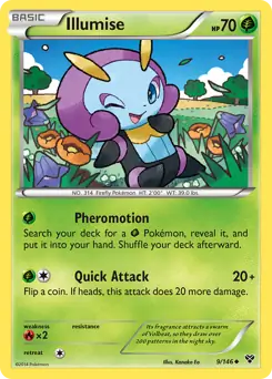 Illumise 9 - XY Base Pokesingles