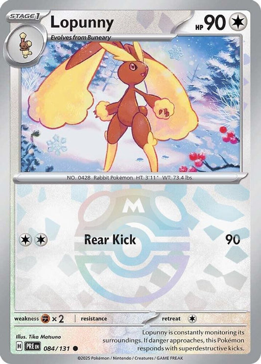 Lopunny (Master Ball Pattern) 84 - Prismatic Evolutions