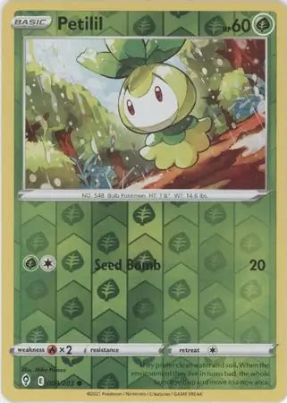 Petilil Reverse Holo 009, Evolving Skies | Sword & Shield, , 5.00 kr, Pokesingles. Kjøp pokemon kort til lave priser hos oss.