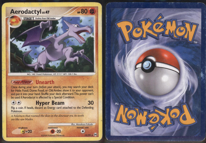 *SE BILDE FOR TILSTAND* Aerodactyl #13 Pokemon Arceus Pokesingles
