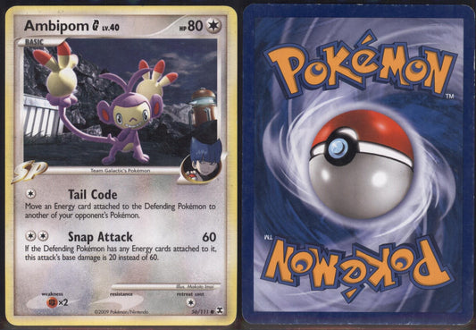 *SE BILDE FOR TILSTAND* Ambipom G #56 Pokemon Rising Rivals Pokesingles