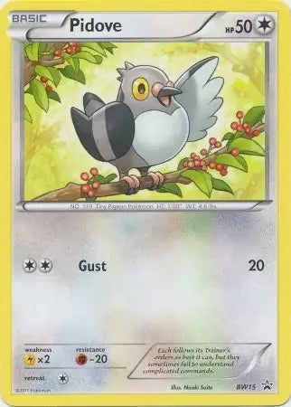 Pidove BW15 - Black & White Promos Pokesingles