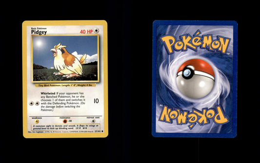 Pidgey 57 - Base Set Unlimited Pokesingles