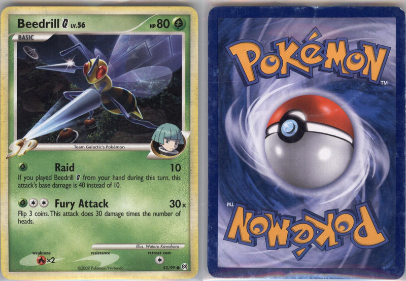 *SE BILDE FOR TILSTAND*  Beedrill G - Arceus (AR) 53/99 Pokesingles
