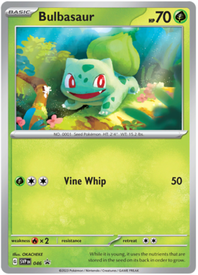 046 Bulbasaur, Scarlet & Violet | Promos, promo, 25.00 kr, Pokesingles. Kjøp pokemon kort til lave priser hos oss.