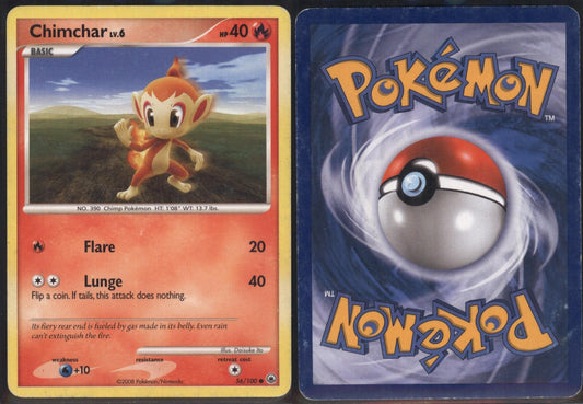 *SE BILDE FOR TILSTAND* Chimchar (56) - Majestic Dawn Pokesingles