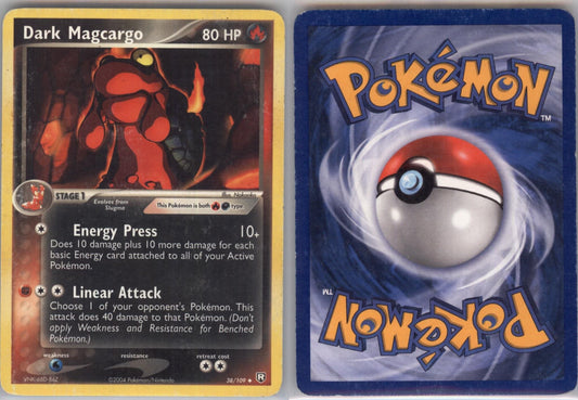 *SE BILDE FOR TILSTAND* Dark Magcargo #38 Pokemon Team Rocket Returns Pokesingles