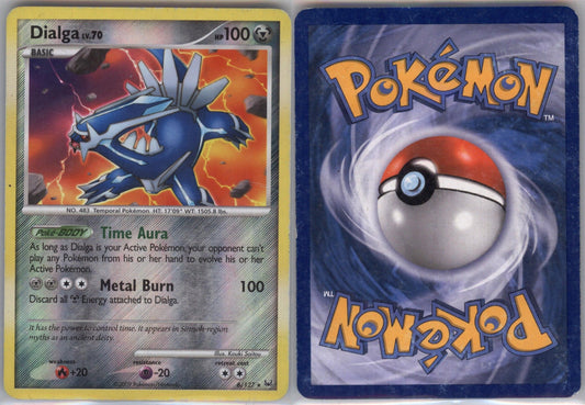 *SE BILDE FOR TILSTAND*  Dialga - 6/127 - Holo Rare Reverse Holo Pokesingles