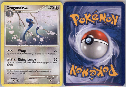 *SE BILDE FOR TILSTAND* Dragonair #52 Pokemon Legends Awakened Pokesingles