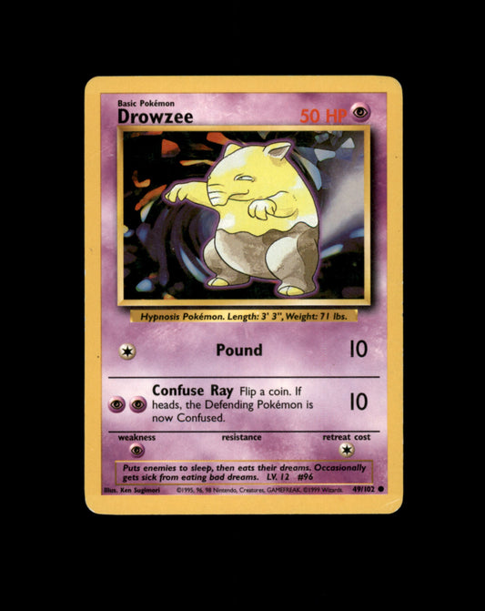 Drowzee #49 Pokemon Base Set Pokesingles