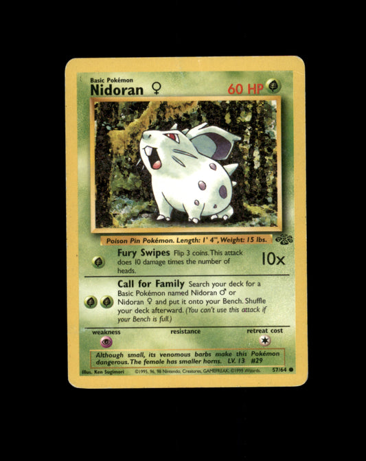 *SE BILDE FOR TILSTAND* Nidoran 57 Jungle Pokesingles