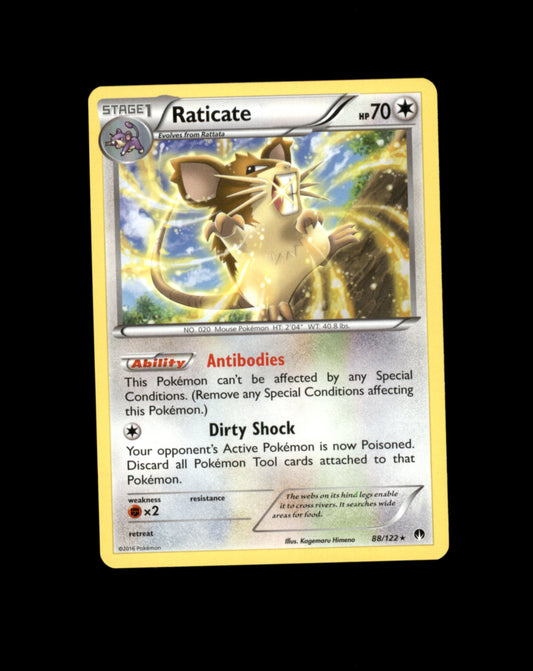 *SE BILDE FOR TILSTAND* Raticate 88 BREAKpoint Pokesingles
