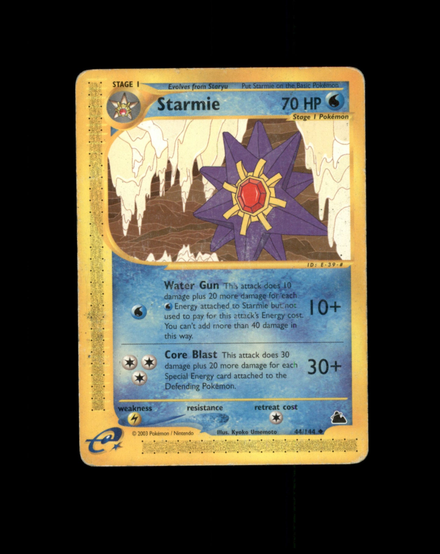 *SE BILDE FOR TILSTAND* Starmie 44 Skyridge Pokesingles