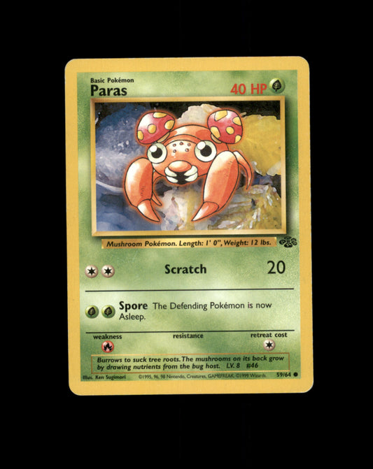 *SE BILDE FOR TILSTAND* Paras 59 Jungle Pokesingles