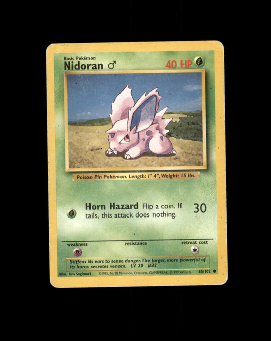 *SE BILDE FOR TILSTAND* Nidoran 55 Base Set Pokesingles