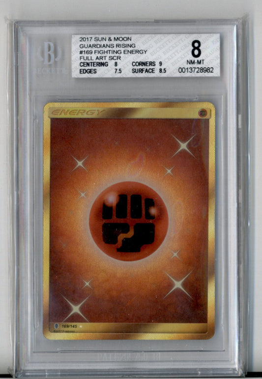 Fighting Energy 169 Guardians Rising BGS 8 Pokesingles