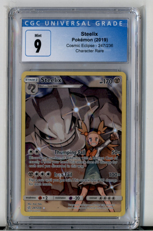 Steelix 247 Cosmic Eclipse CGC 9 Pokesingles
