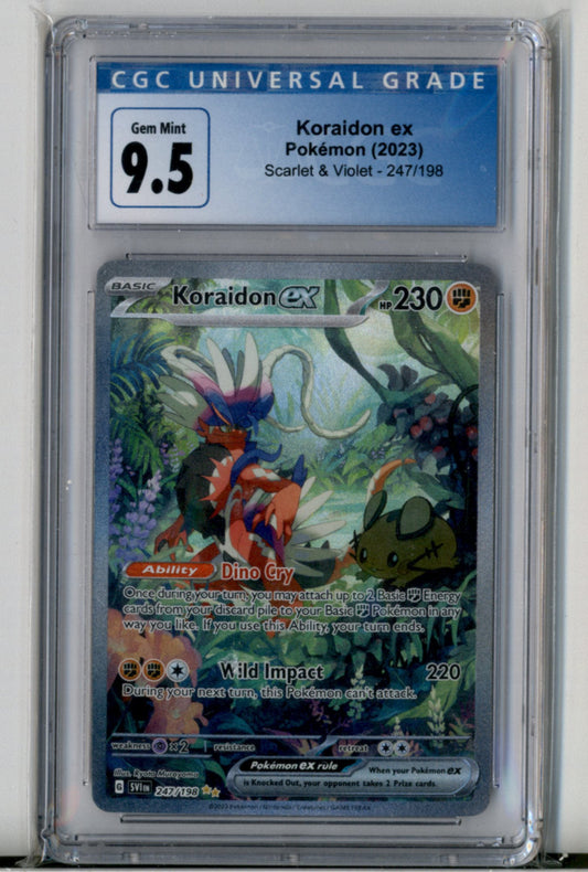 Koraidon ex 247 Scarlet & Violet CGC 9.5 Pokesingles