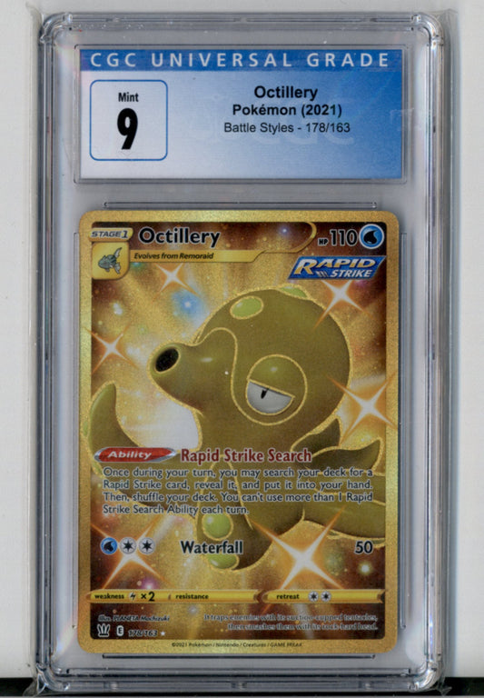 Octillery 178 Battle Styles CGC 9 Pokesingles