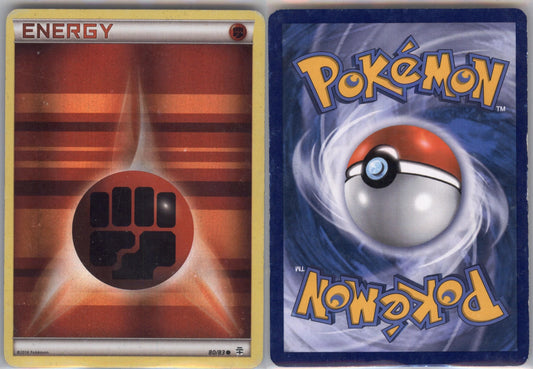 *SE BILDE FOR TILSTAND* Fighting Energy [Reverse Holo] #80 Pokemon Generations