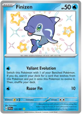 123 Finizen, Paldean Fates, secret, 100.00 kr, Pokesingles. Kjøp pokemon kort til lave priser hos oss.