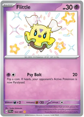 164 Flittle, Paldean Fates, secret, 3.00 kr, Pokesingles. Kjøp pokemon kort til lave priser hos oss.