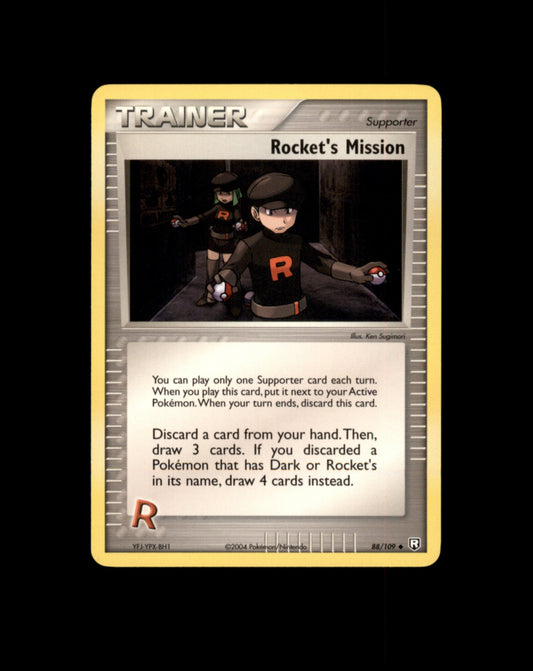 *SE BILDE FOR TILSTAND* Rocket's Mission #88 Pokemon Team Rocket Returns Pokesingles