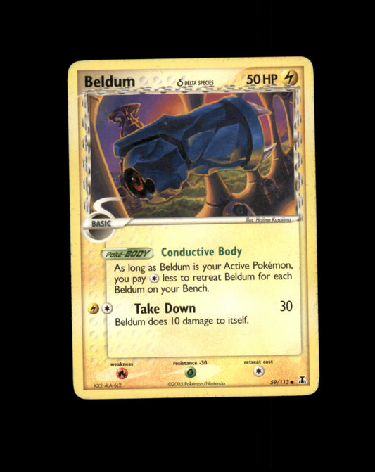 *SE BILDE FOR TILSTAND* Beldum #59 Pokemon Delta Species Pokesingles
