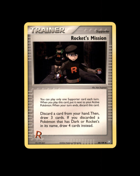 *SE BILDE FOR TILSTAND* Rocket's Mission #88 Pokemon Team Rocket Returns Pokesingles