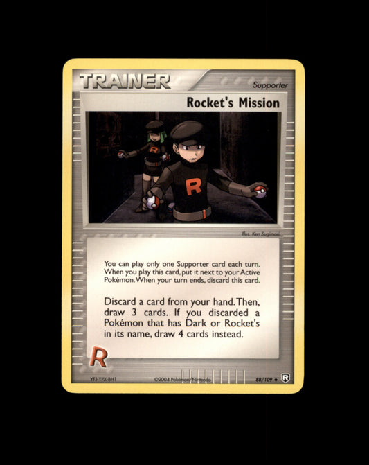 *SE BILDE FOR TILSTAND* Rocket's Mission #88 Pokemon Team Rocket Returns Pokesingles