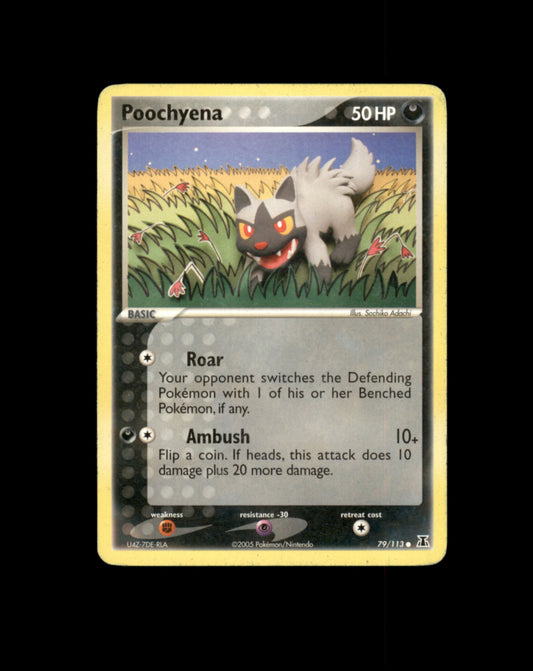 *SE BILDE FOR TILSTAND* Poochyena #79 Pokemon Delta Species Pokesingles
