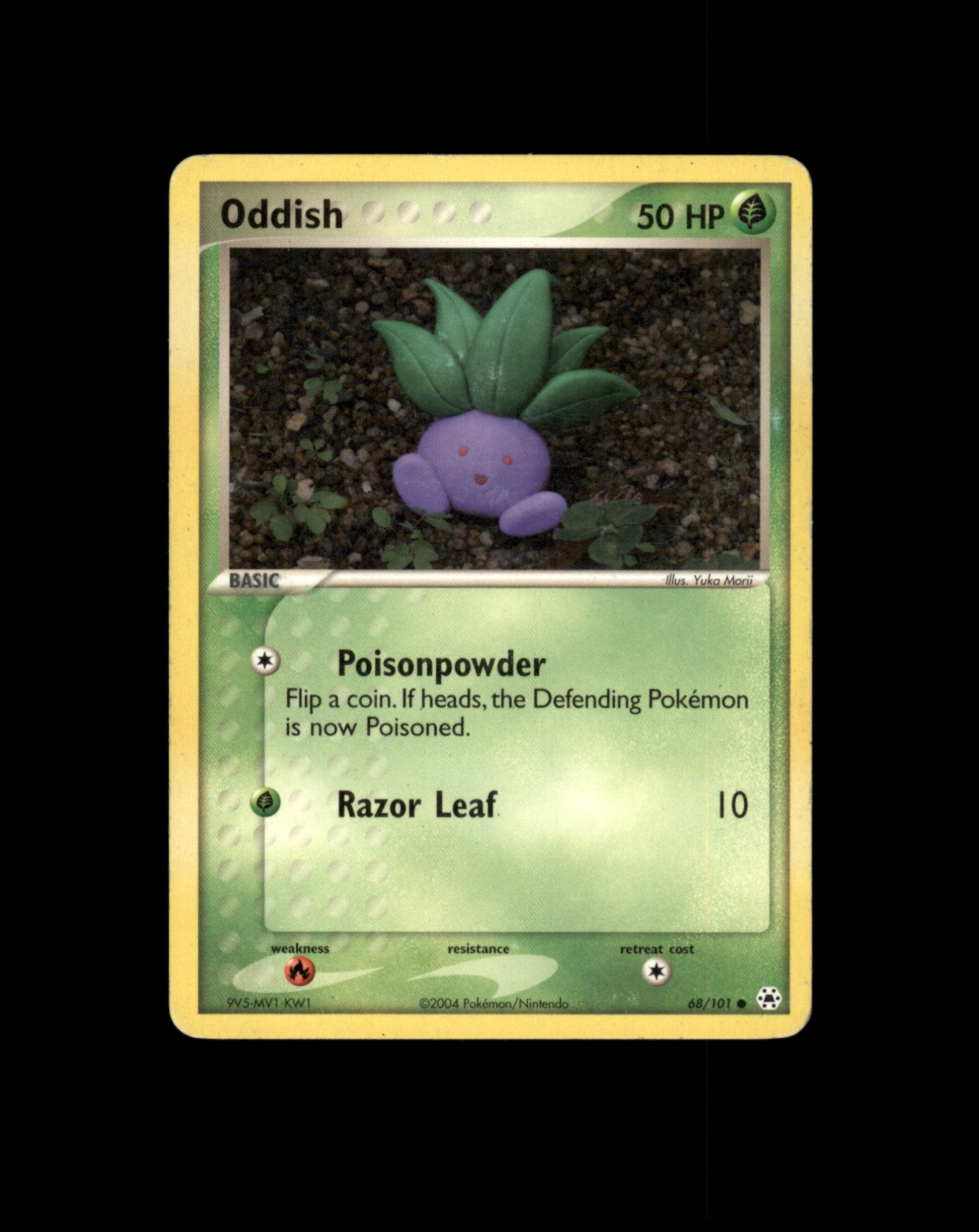 *SE BILDE FOR TILSTAND* Oddish #68 Pokemon Hidden Legends Pokesingles