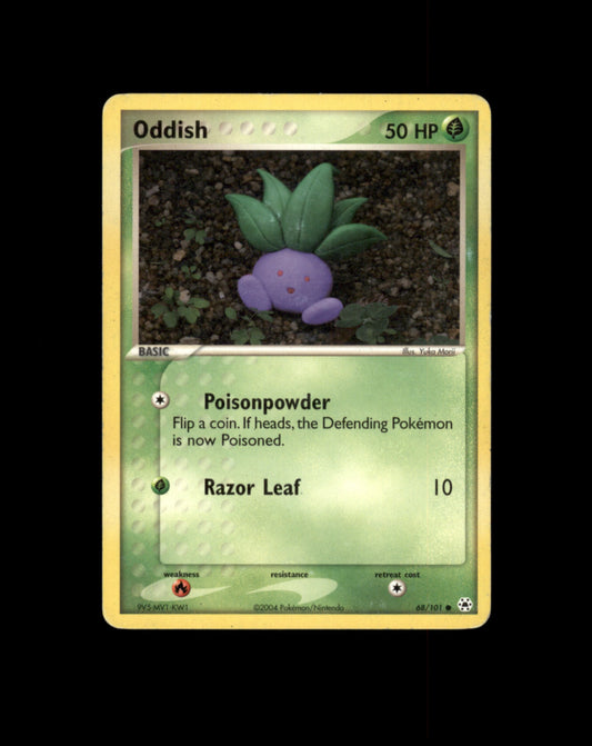 *SE BILDE FOR TILSTAND* Oddish #68 Pokemon Hidden Legends Pokesingles