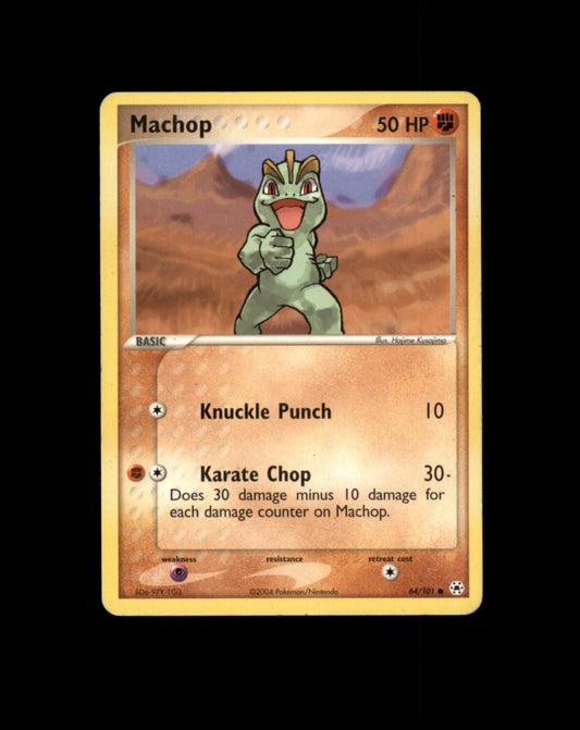 *SE BILDE FOR TILSTAND* Machop #64 Pokemon Hidden Legends Pokesingles