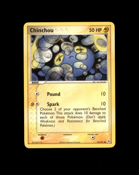 *SE BILDE FOR TILSTAND* Chinchou #56 Pokemon Hidden Legends Pokesingles