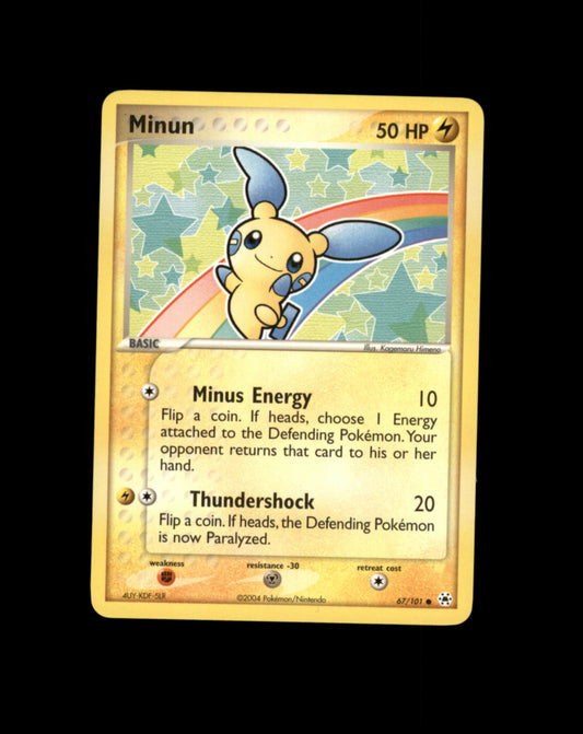 *SE BILDE FOR TILSTAND* Minun #67 Pokemon Hidden Legends Pokesingles