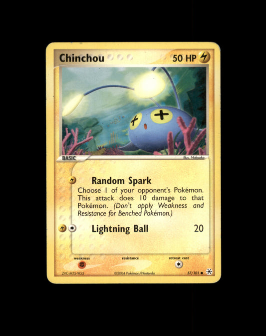 *SE BILDE FOR TILSTAND* Chinchou #57 Pokemon Hidden Legends Pokesingles