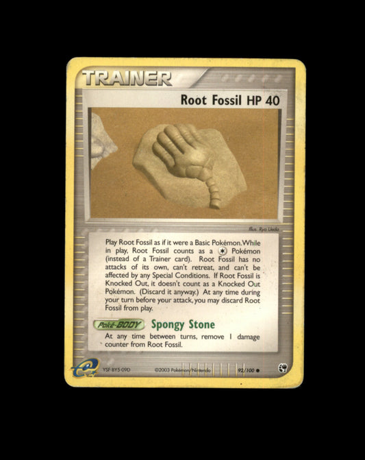 *SE BILDE FOR TILSTAND* Root Fossil #92 Pokemon Sandstorm Pokesingles