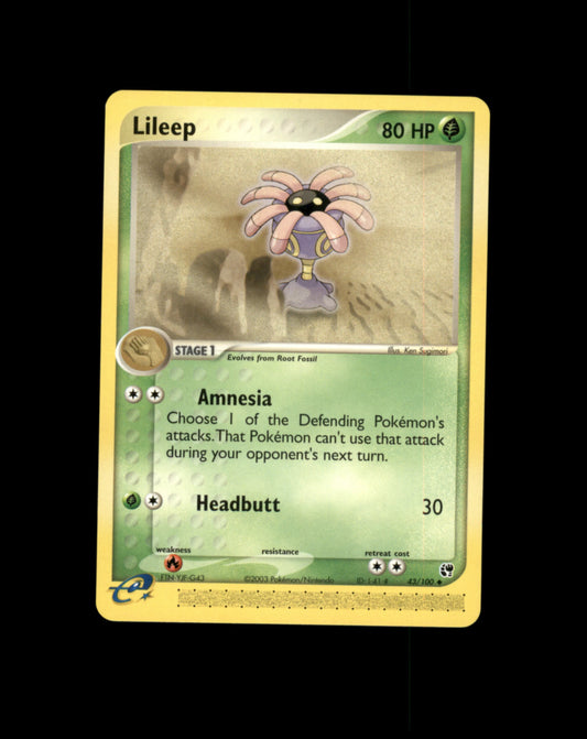 *SE BILDE FOR TILSTAND* Lileep #43 Pokemon Sandstorm Pokesingles