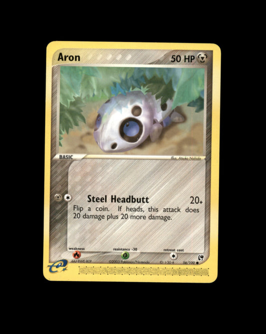 *SE BILDE FOR TILSTAND* Aron #56 Pokemon Sandstorm Pokesingles
